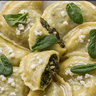 Pierogi ze szpinakiem