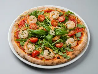 pizza krewetki