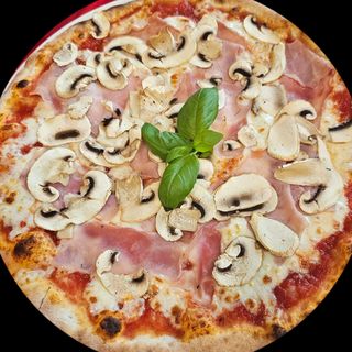 Pizza Prosciutto e funghi