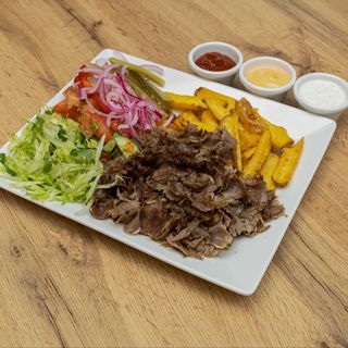 Golden Talerz z wołowiną