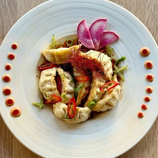 Pierożki gyoza z krewetkami (7 szt.)