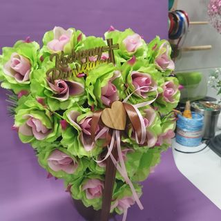 Serce w donicy obciążonej 