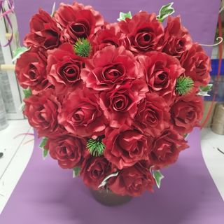 Serce w donicy obciążonej 