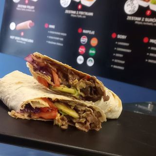 Kebab w lawaszu średni 