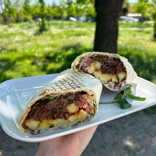 Kebab w tortilli amerykański mały 
