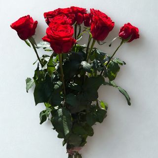 Bukiet z dziesieciu czerwonych róz