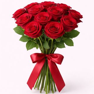 Bukiet z 12 róż.