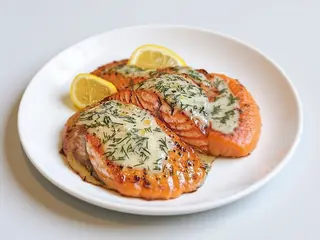 Łosoś grillowany