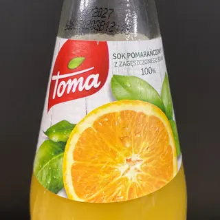 Sok pomarańczowy Toma