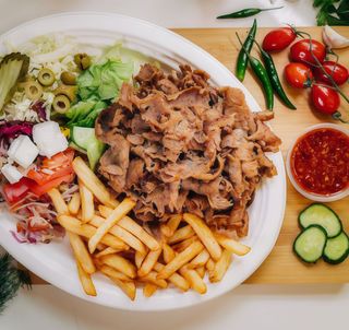 Kebab talerz  (bez frytek)