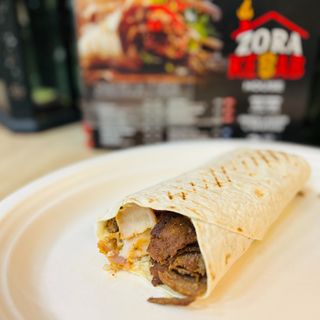 KEBAB BOX BEZ SUROWKI SREDNI