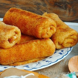 Zestaw krokietów (3 szt.) - z mięsem / z kapustą i grzybami (ok. 280-300g.)