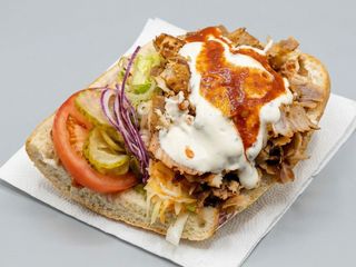 Frytokebab w bułce 