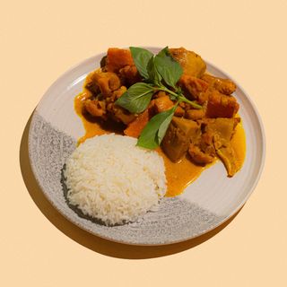 Curry z trawą cytrynową i kokosem