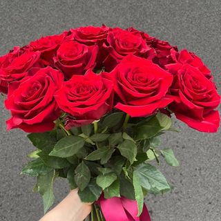 Czerwona Klasyka – 23 róże z Ekwadoru (60 cm)
