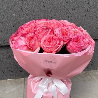 Bukiet „Pink Expression” – 21 róż (40 cm)ekwadorskich