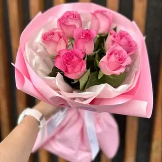 Pink flowers (7 szt) 60 cm