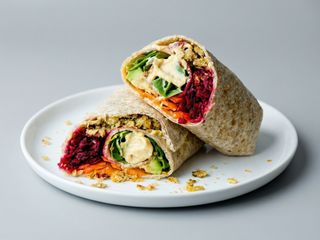 Falafel tortilla duża