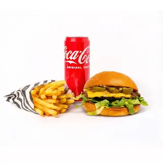 Zestaw Jalapeno Cheese Single burger