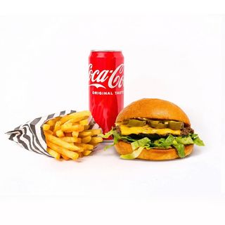 Zestaw Jalapeno Cheese Single burger