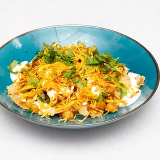 Samosa Chaat (Wegańskie opcjonalnie)