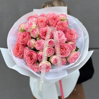 Mix róż różowych