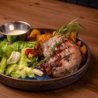 Indyk w sosie różanym 400g