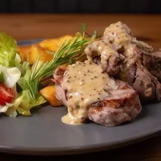 Polędwiczki wieprzowe w sosie musztardowo-miodowym 400g
