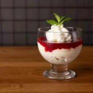 Krem waniliowy z konfiturą malinową 100g