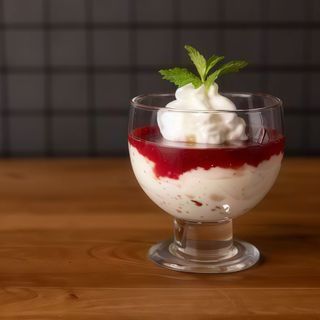 Krem waniliowy z konfiturą malinową 100g