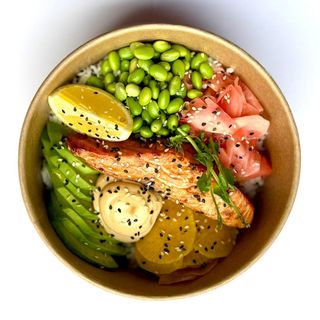 Łosoś bowl