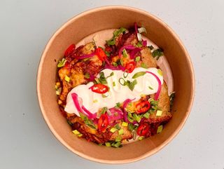 placki ziemniaczane z chilli sin carne