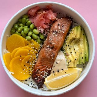 Łosoś bowl