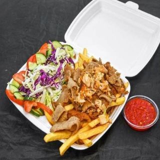 Talerz z frytkami  (duży)