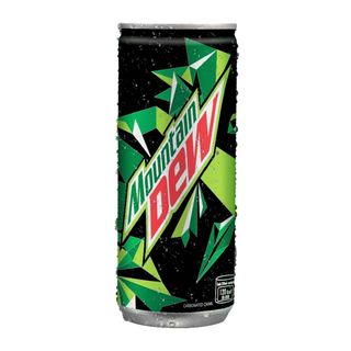 MOUNTAIN Dew Sleek Can
