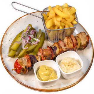 Szaszłyk z polędwiczki wieprzowej