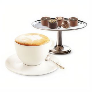 Zestaw na słodko - kawa i praliny