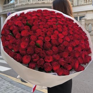 Bukiet 101 róż 60cm