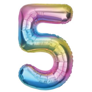 Balon 92cm tęczowy 5