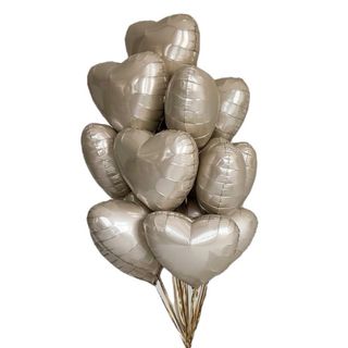 Zestaw HEART kremowy 15szt