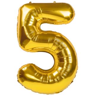 Balon foliowy 92cm złoty 5