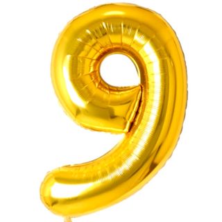 Balon foliowy 92cm złoty 9