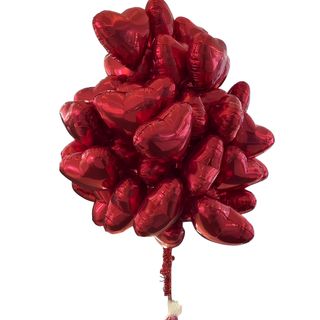 Zestaw HEART czerwony 51szt