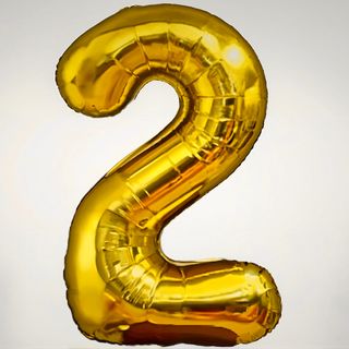 Balon foliowy 92cm złoty 2