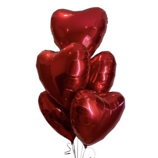 Zestaw HEART czerwony 5szt