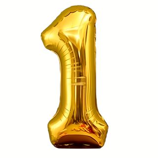 Balon foliowy 92cm złoty 1