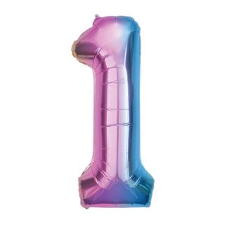 Balon 92cm tęczowy 1