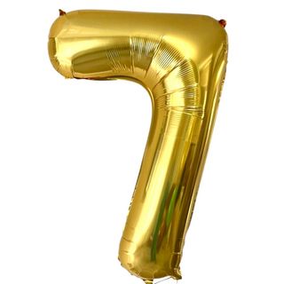 Balon foliowy 92cm złoty 7