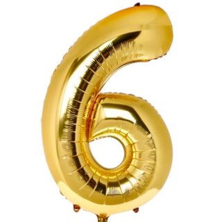 Balon foliowy 92cm złoty 6