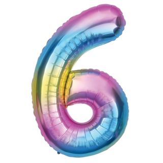 Balon 92cm tęczowy 6